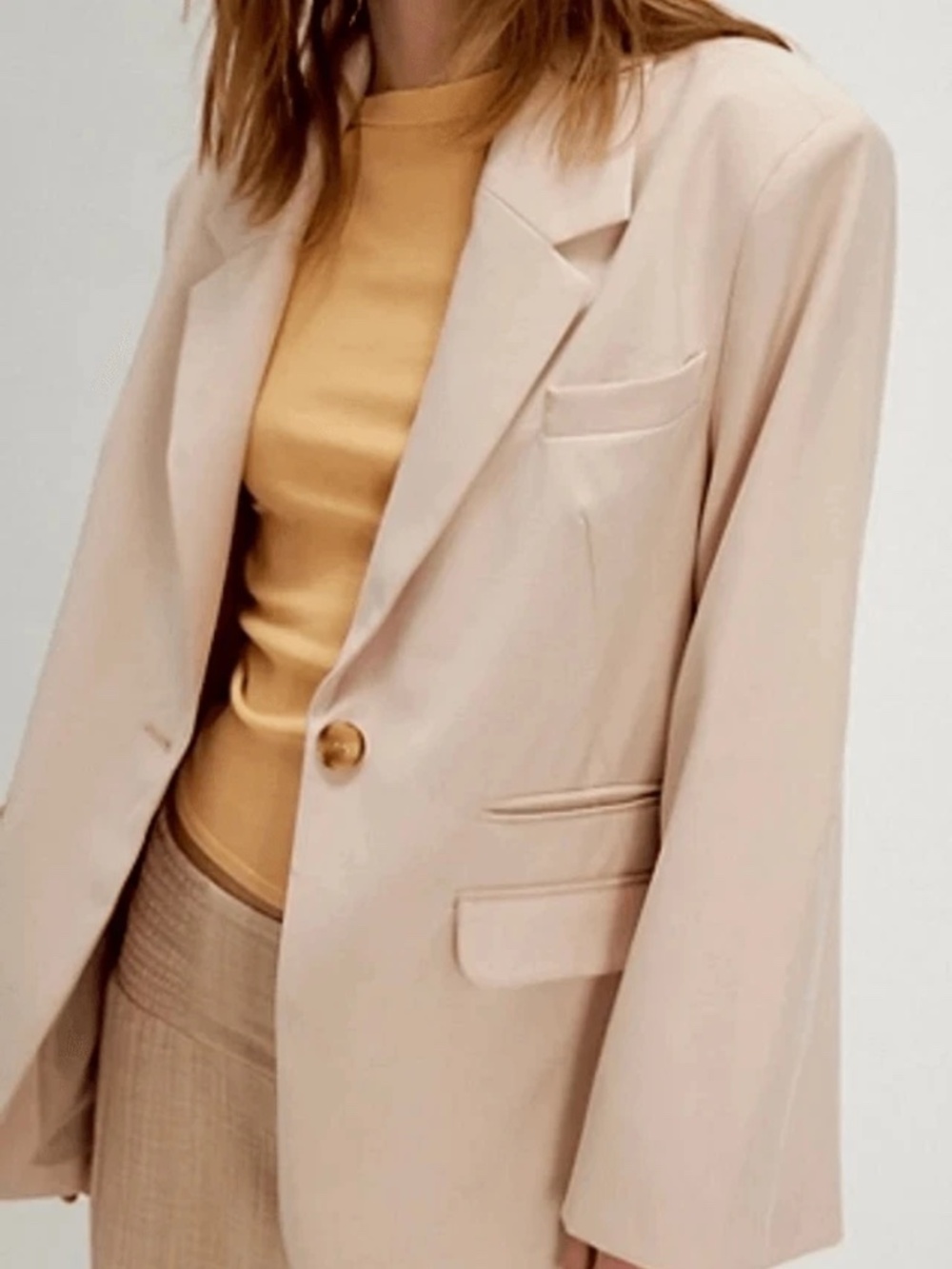 Free People Paper Cut Blazer Sz M